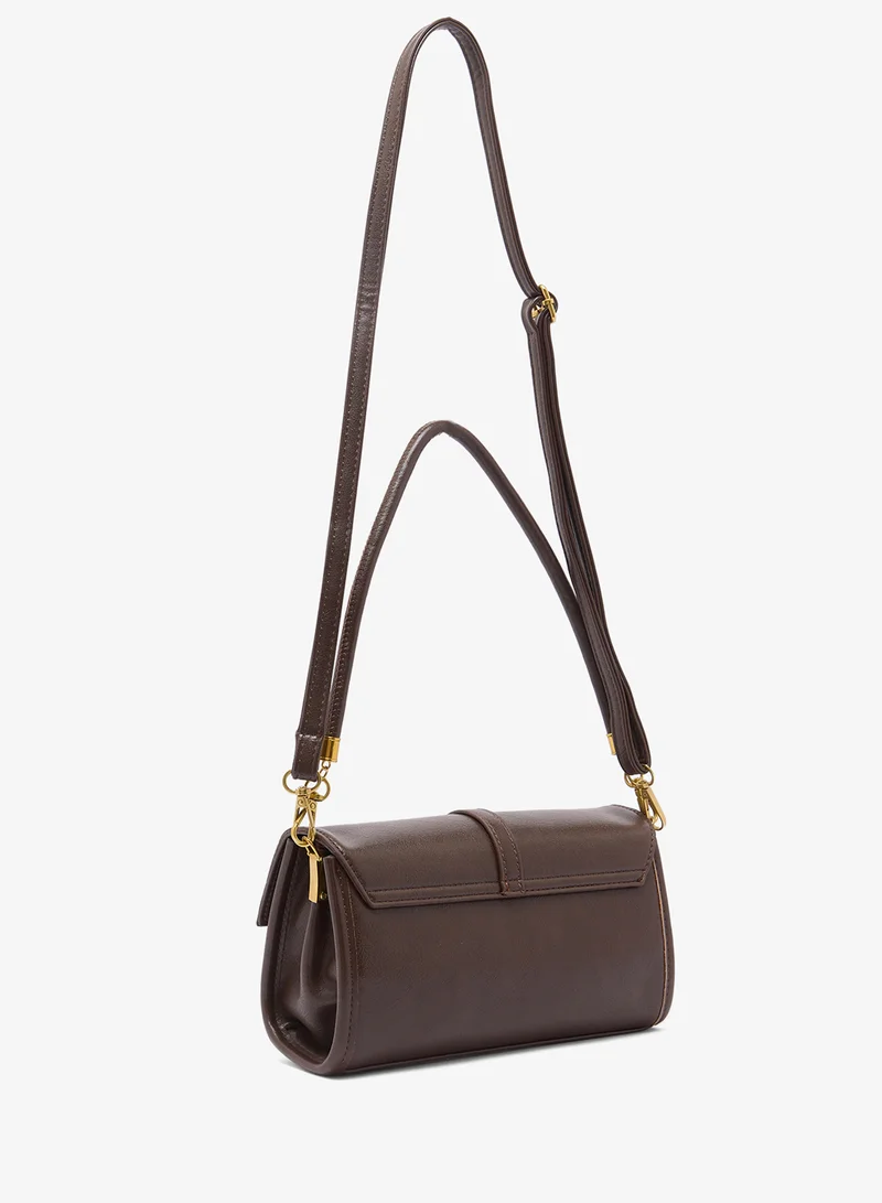 ايلا East-To-West Buckle Detail Shoulder Bag